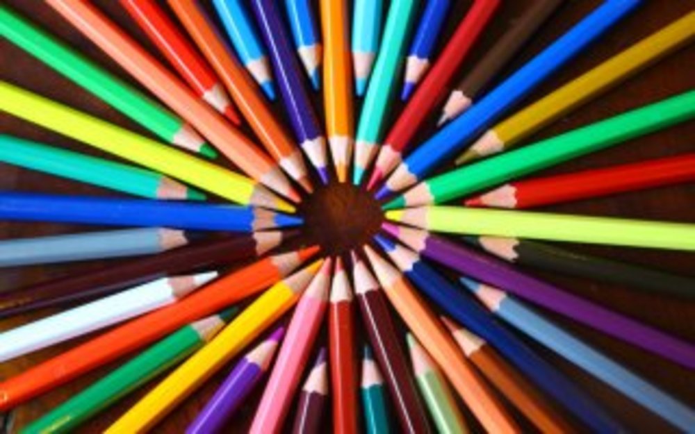 pencils rainbow