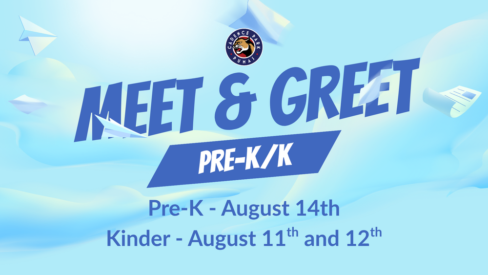Pre-K and Kinder Meet and Greet 25-26
